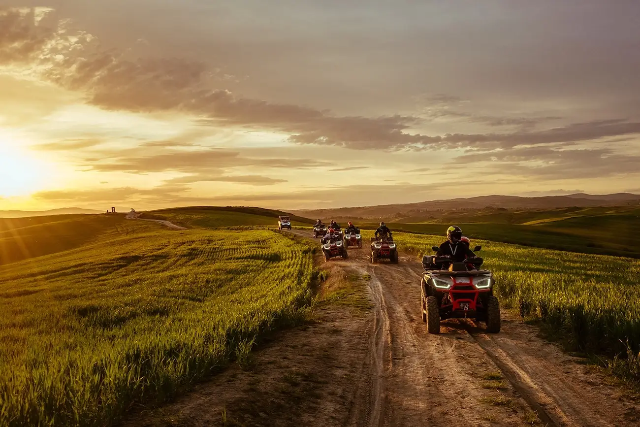 Chianti sunset quad experience