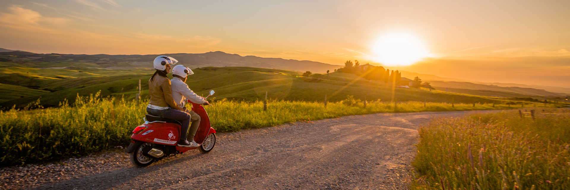 Val d’Orcia in Vespa