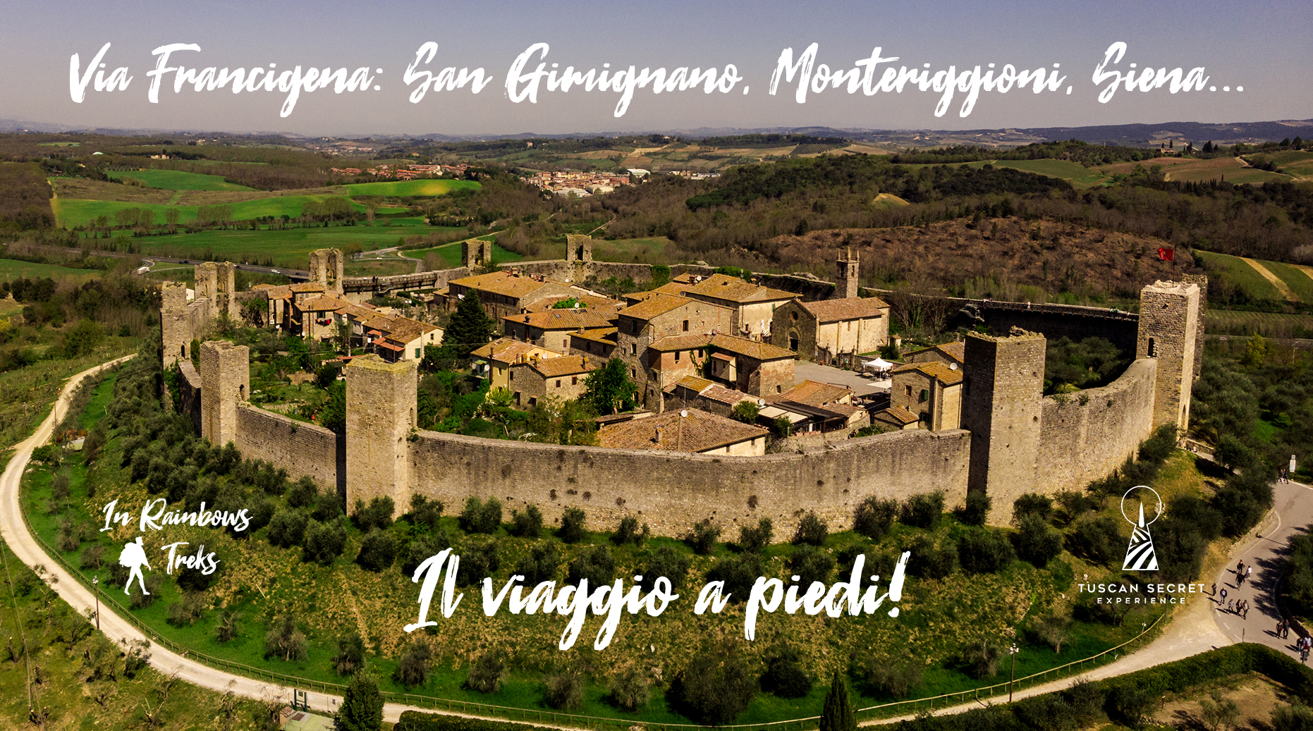 Il Viaggio a Piedi: da San Gimignano, Monteriggioni, Siena